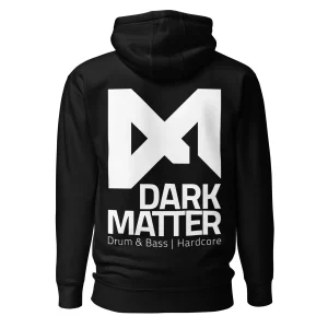 Dark Matter Hoodie Unisex Black Back